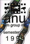 Booklet cover for Semester One, 1999